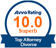 Avvo Rating 10.0 Superb Top Attorney Divorce